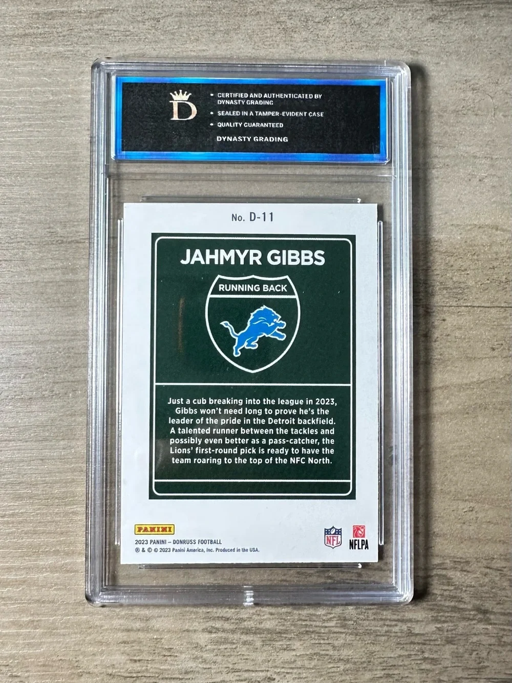 Panini jahmyr gibbs